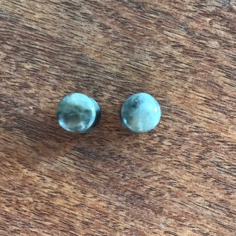 Authentic Jade Stone Earrings - image 3